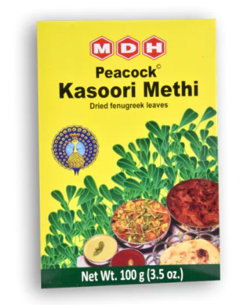 MDH Peacock Kasoori Methi Dried Fenugreek Leaves